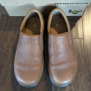 Dr. Martens - BOYLE MEN’S GRIZZLY LEATHER SLIP ON SHOES